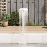 Pool Fountain Stainless Steel 50x30x90 cm Silver 43695