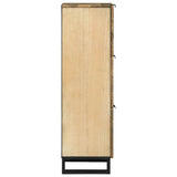 Highboard Brown 40 x 33 x 110 cm Solid mango wood 4017965