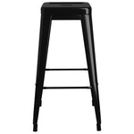 5 Piece Bar Set White and Black 3057429