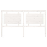 Bed Headboard White 165.5x4x100 cm Solid Pine Wood 817951