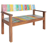 326182 Bench 115 cm Solid Reclaimed Wood