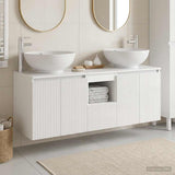 Bathroom Cabinet Set 3 pcs High Gloss White 49.5 x 44.5 x 65 cm 3405701