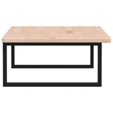 Basin Shelf Wall Mounted Steel and Solid Wood Oak 3302465