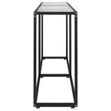 Console Table Transparent 160x35x75.5cm Tempered Glass 331678