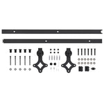 Sliding Door SKIEN Hardware Kit 183 cm Steel Black 145260