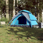 ZNTS Camping Tent Dome 5-Person Blue Quick Release 4004186