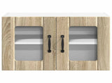 Wall Glass Cabinet LUCCA Sonoma Oak 60 x 31 x 40 cm 884969