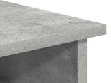 Electric Fireplace Concrete 140 x 30 x 67 cm Engineered wood 8021146