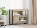Book Cabinet Sonoma 80 x 30 x 86.5 cm Engineered Wood 886409