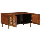 Coffee Table Brown 80 x 50 x 40 cm Solid Mango Wood 4018229