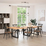 Coffee Table Leg Set of 2 Black Powder-coated steel Standard 4013212