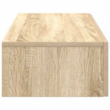 Wall Shelf with Drawers Sonoma Oak 80x33x17 cm Engineered Wood 859979