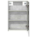 Bathroom Mirror Cabinet Concrete Grey 40 x 10.5 x 60.5 cm 889026
