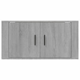 Wall Mounted TV Cabinet Grey Sonoma 80x34.5x40 cm 816630