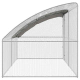 Chicken Cage 2 pcs Silver 400 x 200 x 200 cm Steel and PE 3368322