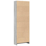 Bookcase Grey Sonoma 60x24x176 cm Engineered Wood 857826