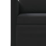 2 Seater Sofa Black 130 x 81 x 82 cm Velvet 42041060