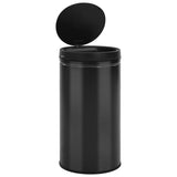 Automatic Sensor Dustbin 60 L Carbon Steel Black 322701