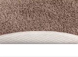 Anti-slip Shaggy Rug Brown 160 x 160 cm PP 4019801