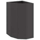 Corner Planter Black 30 x 30 x 50 cm Steel 883675