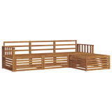Outdoor Sofa Set Natural 249.5 x 162.5 x 73 cm 3373249