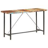 Bar Table 180x70x107 cm Solid Reclaimed Wood 286595