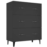 Sideboard Black 69.5x34x90 cm Engineered Wood 812160
