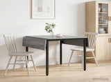 Extendable Dining Table 120 x 81.5 x 75 cm Engineered Wood 8006118