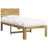 Single Bed Frame with Headboard ROSTOCK White 75 x 190 cm 903313