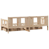 Daybed with Drawers without Mattress 80x200 cm Solid Wood 3302110