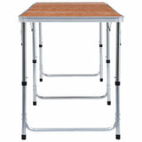 Foldable Camping Table Aluminium 240x60 cm 48176