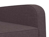 Armchair Dark Brown Fabric 42043397