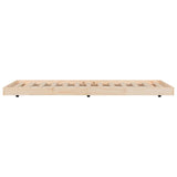 Bed Frame without Mattress 90x190 cm Single Solid Wood Pine 823504