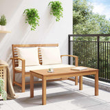 Garden Sofa Set Natural Solid teak wood 42006406
