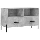 TV Cabinet Concrete Grey 80x36x50 cm Engineered Wood 828984