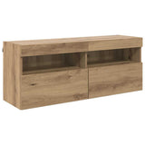 TV Wall Cabinet Artisan Oak 100 x 30 x 40 cm Engineered Wood 882984