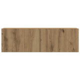 6 Piece TV Cabinet Set Wall-mounted Artisan Oak Engineered Wood 3329142