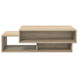 Coffee Table Sonoma Oak 105 x 50 x 32.5 cm Engineered Wood 8000206