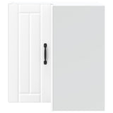 Kitchen Wall Corner Cabinet Lucca White Engineered Wood 853857