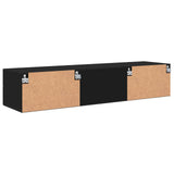 Wooden Cabinet Black 150 x 39 x 30 cm Engineered Wood 880232