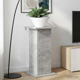 Plant Stand Concrete Grey 30.5 x 30 x 60.5 cm Engineered Wood 899786