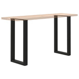 ZNTS Coffee Table Legs U-Shaped 2 pcs Black 40x cm Steel 4013216