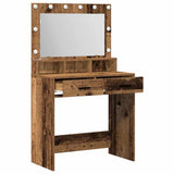 Dressing Table Old Wood 79 x 41 x 135 cm Engineered Wood 865089