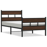 Bed Frame without Mattress with Headboard and Footboard 90x190 cm Single 4017161