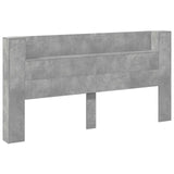 Headboard Concrete Grey Engineered Wood 3418701