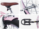 Kids Bike 18 Inches for 5-7 Years Old Light Pink 42009610