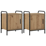 Bedside Cabinet 2 pcs Artisan Oak 40 x 30 x 50 cm 8013529