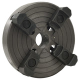 4 Jaw Wood Chuck with M33 Connection Steel Black 150x63 mm 147832