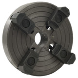 4 Jaw Wood Chuck with M33 Connection Steel Black 150x63 mm 147832