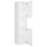 Bathroom Furniture Set White Engineered Wood 3071135